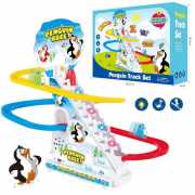 Penguin Tower With Racing, Tower Slider Drift Penguin & Racing Battery Powered Fun Toy For Kids