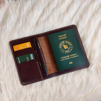 Brown Passport Holder Premium Quality (Original Leather)